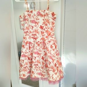 Betsey Johnson Skulls and Floral Party Dress